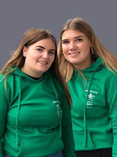 Lucille und Alicia als Jugendvorstand der DJG-BW.