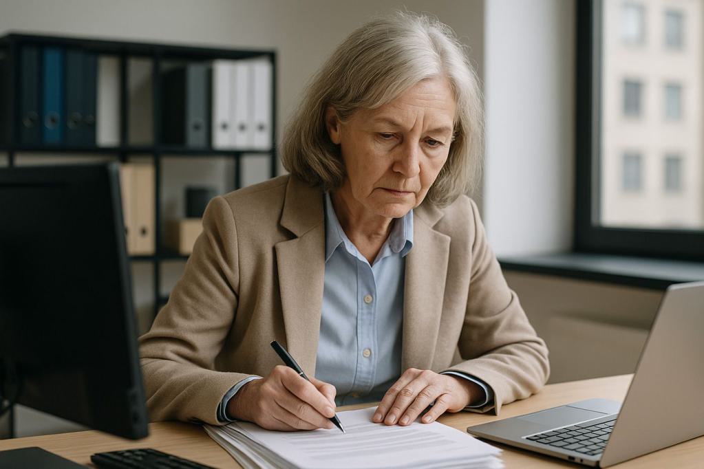 web-aeltere-Mitarbeiterin-der-Justiz-am-Arbeitsplatz